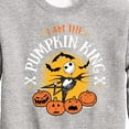 thumbnail image 3 of The Nightmare Before Christmas - I Am The Pumpkin King - Youth Crewneck Fleece Sweatshirt, 3 of 5