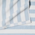 thumbnail image 4 of Beautiful by Drew Barrymore 6-Piece Stripe Hem Bath Towel Set, Soft 100% Cotton, Hydrangea, 4 of 4
