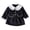 AB769 Black, variant on Tisuna Fall Outfit Set For Kids Girls Elegant Long Sleeve Crew Neck Pearl Detail Tops And Skirt Outfits Children'S 2 Pieces Casual Wear Clothes Set Size 3-4 Years