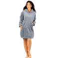 thumbnail image 1 of Camison Para Dormir Mujer Pijama Aborregada Batas Dama Bluson Maxi Sudadera Polar, 1 of 5