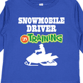 thumbnail image 4 of Inktastic Snowmobile Driver in Training Boys Long Sleeve Toddler T-Shirt, 4 of 5