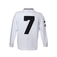 thumbnail image 2 of Jersey Pumas Retro 1980 Old School Sports Para Hombre Talla CH Blanco/azul, 2 of 4