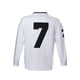 thumbnail image 2 of Jersey Pumas Retro 1980 Old School Sports Para Hombre Talla CH Blanco/azul, 2 of 4