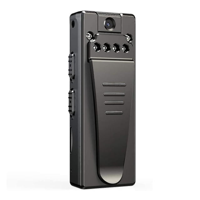 Mini cámara corporal, grabadora de video portátil 1080P, pequeña cámara de vigilancia de seguridad para niñera para el hogar y la oficina