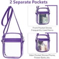 thumbnail image 7 of Clear Bag Stadium Approved, Clear Purse with Adjustable Shoulder Strap for Sports, 7 of 7