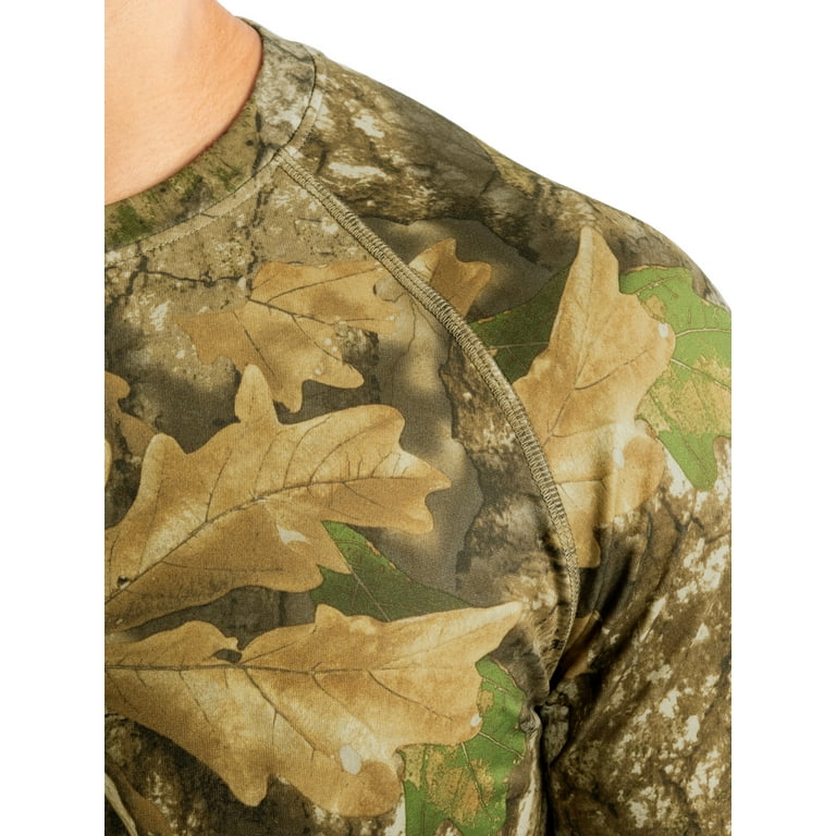 Realtree men's Heavyweight Fleece Base Layer Thermal Shirt