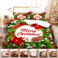 thumbnail image 2 of Thin Bed Twin Full Bed Double Single for 3pcs Set Bedding Cover Duvet Size king Set Cover Quilt Christmas, 2 of 7