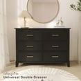 thumbnail image 3 of Rêve Sur Moi Universel Double Commode I Enfants Chambre Commode I Six Tiroirs Commode I Milieu Du Siècle Moderne, 3 of 6