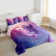 thumbnail image 3 of Castle Fairy Cute Salamander Twin Comforter Sets for Kids,Kawaii Axolotl Bedding Set, 3 of 8
