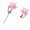 Pink, variant on Fashionable Devil Pendant Earrings High Polish Alloy Women's Trendy Jewelry