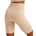 thumbnail image 2 of TriDri Womens Melange Melange Seamless 3D Cycling Shorts, 2 of 4