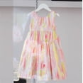 thumbnail image 5 of Auroural Toddler Girls Clothes 2T - 3T Children's Round Neck Sleeveless Dress for Summer Leisure and Comfortable Suitable for Adults and Girls, 5 of 8