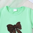 thumbnail image 4 of UAYOTSE Girls Clothes 3T 4T 5T 6T 7T Summer Outfits Baby Kids Short Sleeve T-Shirt Tops & Shorts Sets,Sizes 7 Years, 4 of 7