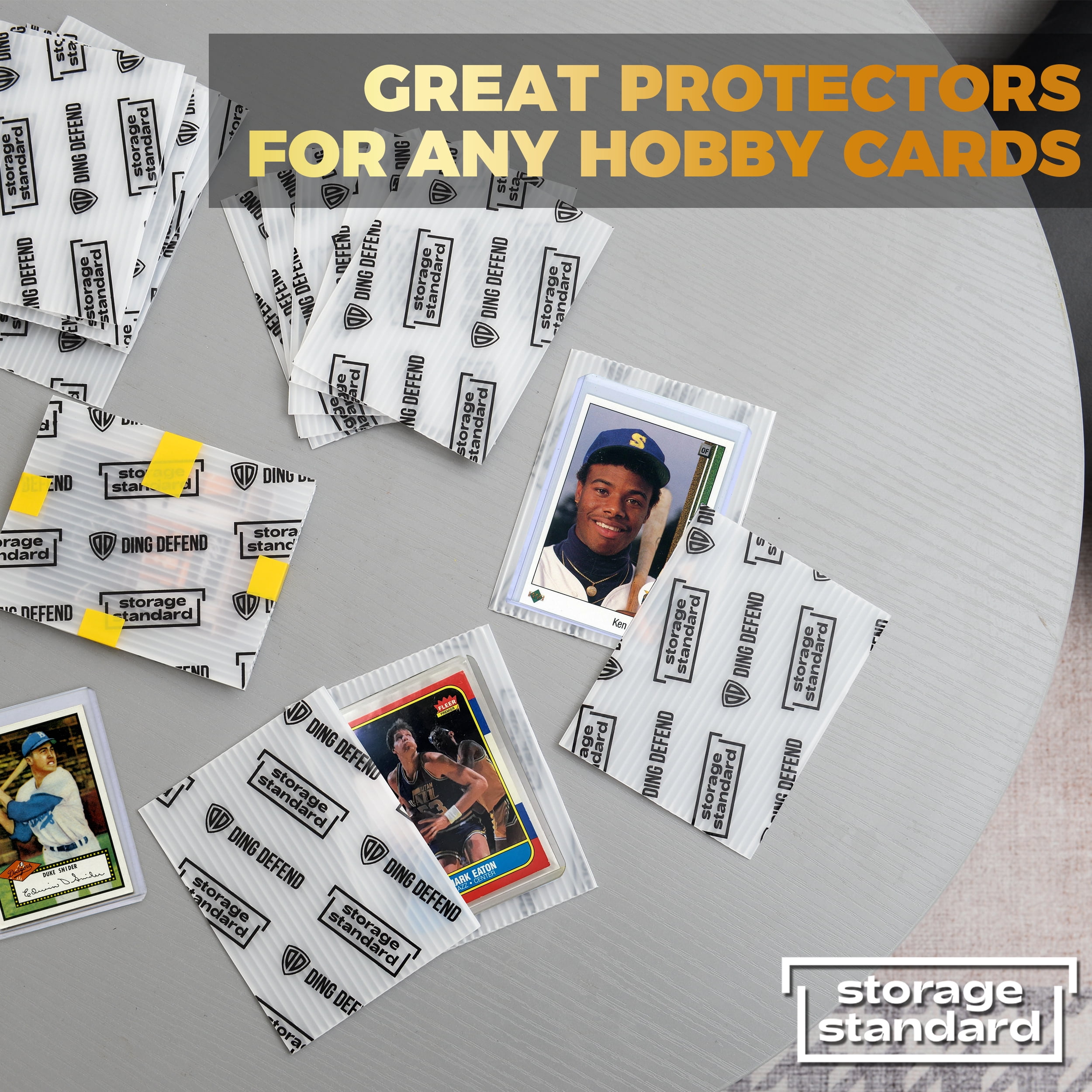 Storage Standard Trading Cards Protector Sleeves Shipping Protector Waterproof Card Holder 510 Pack