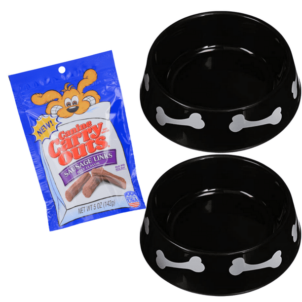 Plastic Dog Bowls for Food & Water Perfect Dish for Dog Puppy Pet Large