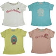 thumbnail image 2 of Cool Island Girls Cotton Short Sleeve T-shirt Logo Tee Shirt Top - 4 Colors 28853-3T (pink), 2 of 3
