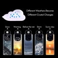 thumbnail image 3 of TIMIFIS Crystal Bottle Weather Items Bottle Colorful Desktop Transparent Crystal Glass Gift 150ml Kitchen Gadgets, 3 of 4
