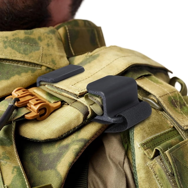 Gun Sling Hooks, Backpack Strap Keeper, Holds Your Hunting Rifle Strap and Gun Securely, Hands Free Sling Retainer to Hold Tactical and Hiking Backpack