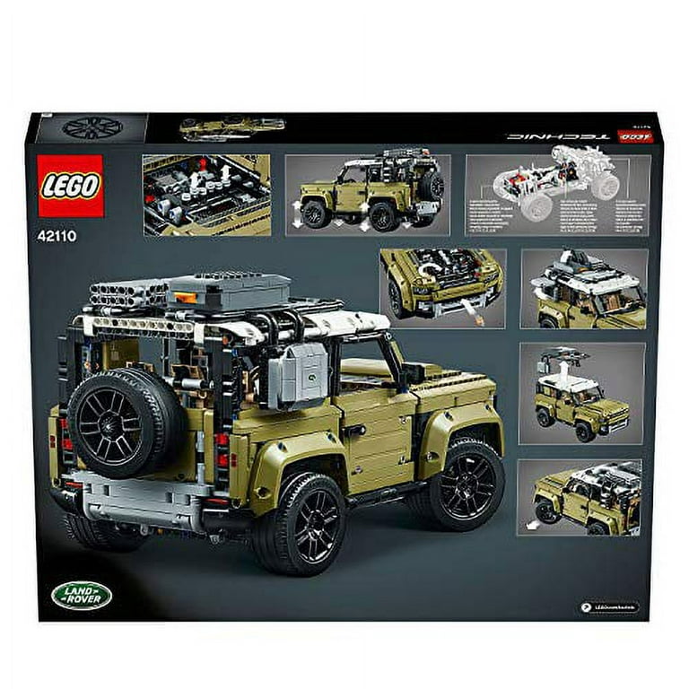LEGO 42110 Technic Land Rover Defender Off Road 4x4 Car, Exclusive  Collectible Model, Enhanced Building Set