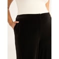 thumbnail image 4 of Sofia Jeans Women's and Women's Plus Velvet Trousers, Sizes 0-26W, 4 of 4
