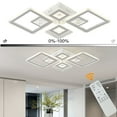 thumbnail image 5 of LED Acrylic Ceiling Lamp Flush Mount Light Bedroom Modern Living Room Chandelier 46W 2200LM, 5 of 21