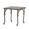 thumbnail image 4 of Aluminum Side/End Table, Anti-Rust Coffee Bistro Table for Outdoor, Patio, Indoor, Garden, Porch, Balcony, 4 of 12