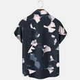 thumbnail image 6 of Hawaiian Style Shirts for Mens Summer Lapel Short Sleeve Shirts Coconut Tree Print Tee Shirts Front Button Beach Blouses Dressy Causal Tops Tees Going Out Fishing Golf Gym Beach Outfits 2025, 6 of 6