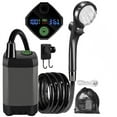 thumbnail image 3 of Portable Shower under $5! Cagogo Portable Rechargeable Outdoor Camping Shower, 6000mAh Battery Powered Water Pump, Adjustable Shower Head with LED Display, for Hiking Beach RV Travel, 3 of 9