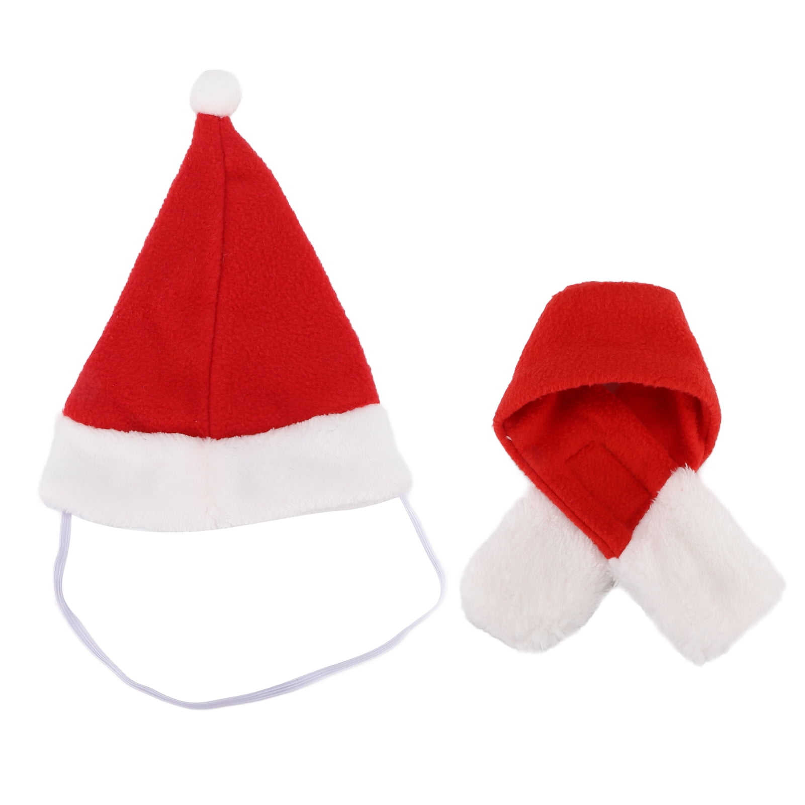 Small Animal Christmas Costume Guinea Pig Christmas Scarf And Hat Set