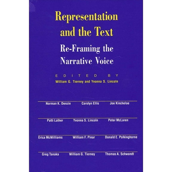 Representation and the Text: Re-Framing the Narrative Voice, (Paperback)