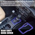 thumbnail image 2 of Unique Bargains Car Gear Shift Panel Trim Interior Cover for Jeep Wrangler JL JLU 2018-2022 for Jeep Gladiator Blue, 2 of 6