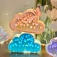 thumbnail image 2 of Luz nocturna transparente Inteprter en forma de nube Rosa, 2 of 6