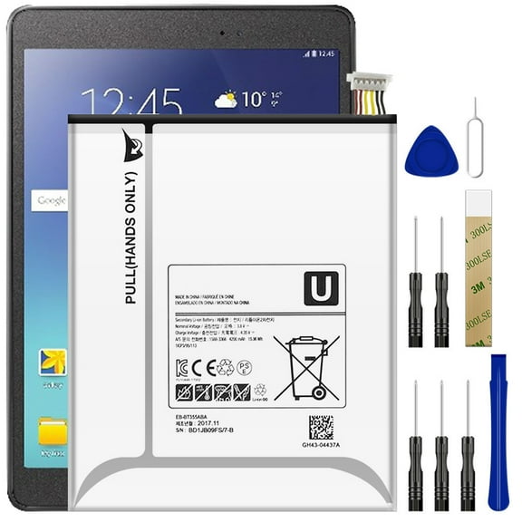 Replacement Battery EB-BT355ABA EB-BT355ABE For Samsung Galaxy Tab A 8.0 P350 SM-P350 Tool