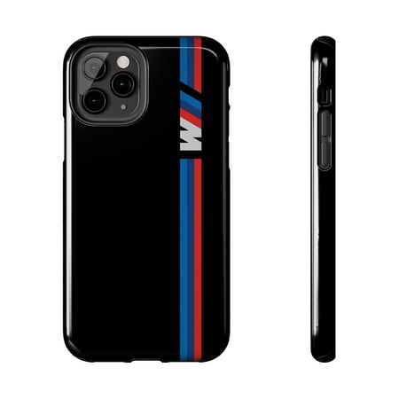 iPhone Tough Case - M Performance TriColor Stripe Design BMW Racing Car V