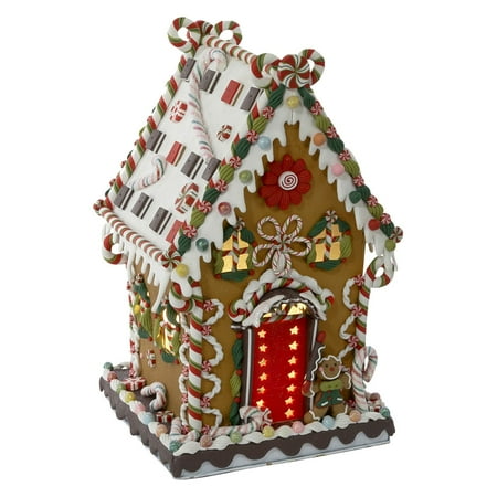 Kurt Adler 13.25" Cookie/Candy House with C7 Lights