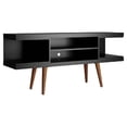 thumbnail image 4 of Manhattan Comfort Utopia 4 Shelves Wood TV Stand for TVs up to 50" in Black, 4 of 5