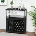 thumbnail image 2 of Wine Bar Cabinet with Storage,Wine Rack Cabinet, 2 of 9