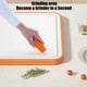 thumbnail image 5 of Thickened Antispill Chopping Board With Grinder Slipresistant Food Grade Plastic Cutting Board For Safe And Messfree Prep Both Sides Can Be Used, 5 of 8