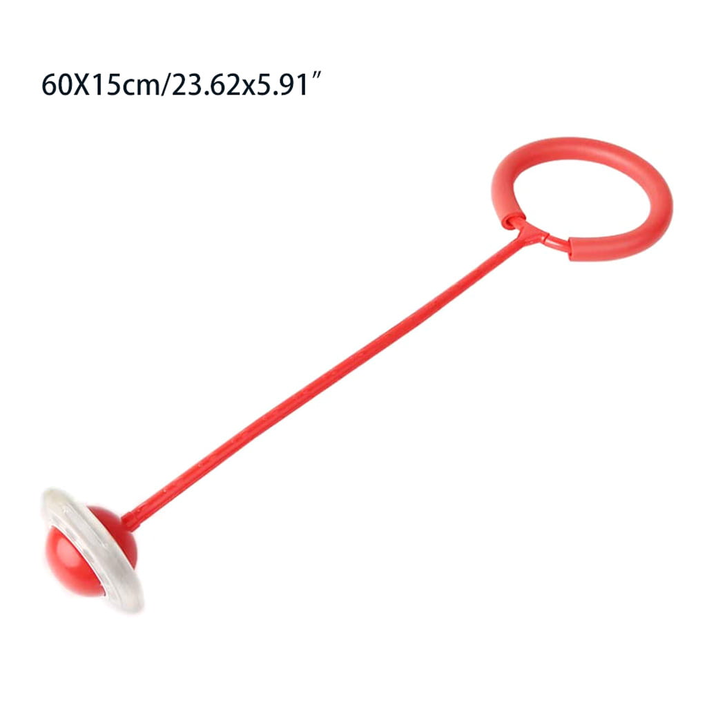 Aimado Flashing Jumping Ring Children LED Ankle Skip Jump Ropes Sports Swing Ball for Fitness Exercise Kids Toy Birthday 