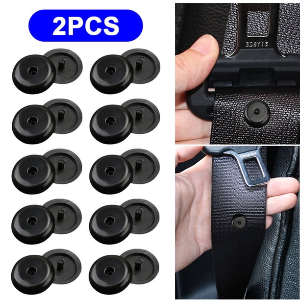 10 Pares Tope para Seguridad Coche Límite Espaciado Clip Hebilla Botón Parada