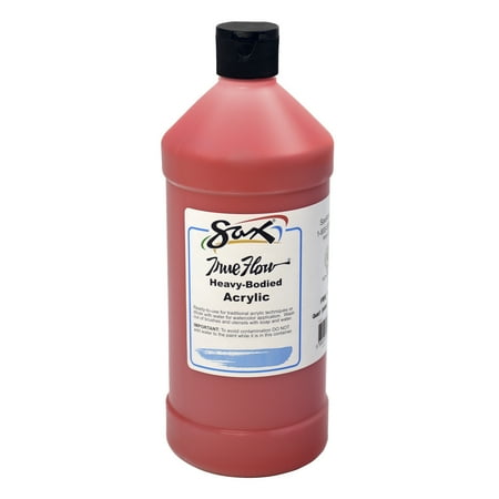 Sax True Flow Heavy Body Acrylic Paint  Quart  Fire Red