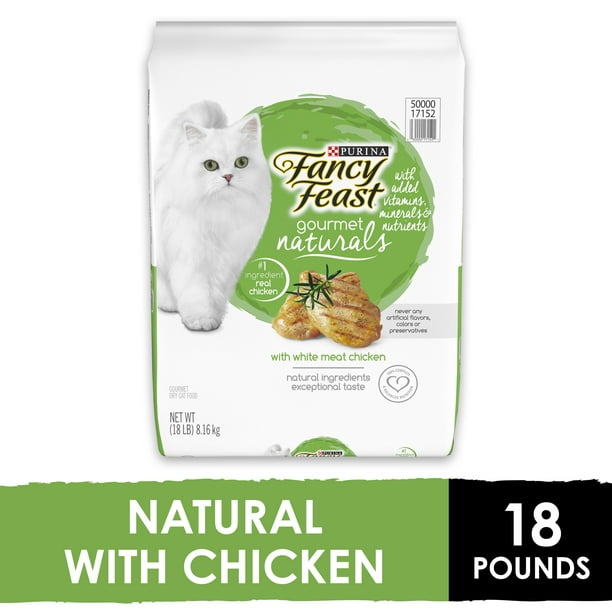 Fancy Feast Natural Dry Cat Food, Gourmet Naturals With ...