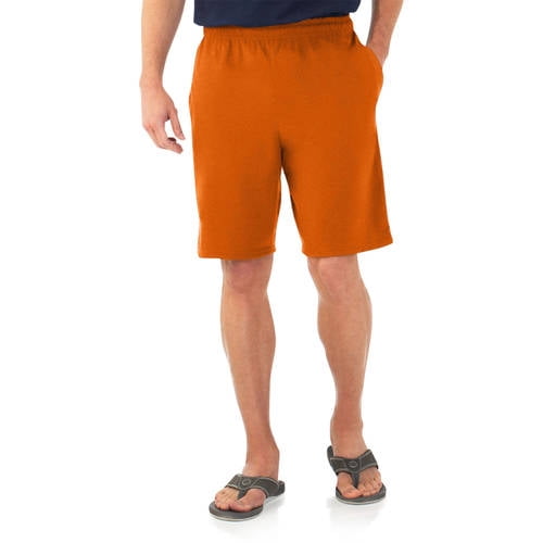 fruit of the loom men's jersey shorts with side pockets