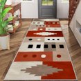 thumbnail image 2 of 2x6 FT Kitchen Runner Rugs Non Skid Washable, Faux Wool Rug Runners for Hallways Bathroom Carpet Runner, Soft Indoor Modern Floor Rug for Entryway Laundry Room, 2 of 11
