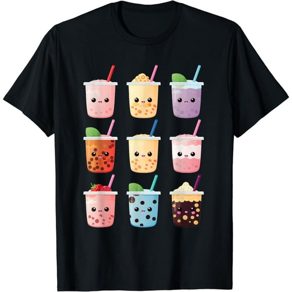 Kawaii Bubble Tea Boba Tea Lover T-Shirt