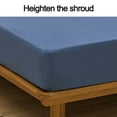 Deep Blue Fitted Sheet, Extra Deep Pocket, Soft Bedding, 1 Sheet Only