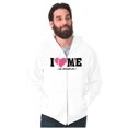 thumbnail image 5 of I Love Me Funny Flirty Valentines Day Zip Hoodie Sweatshirt Women Brisco Brands S, 5 of 6