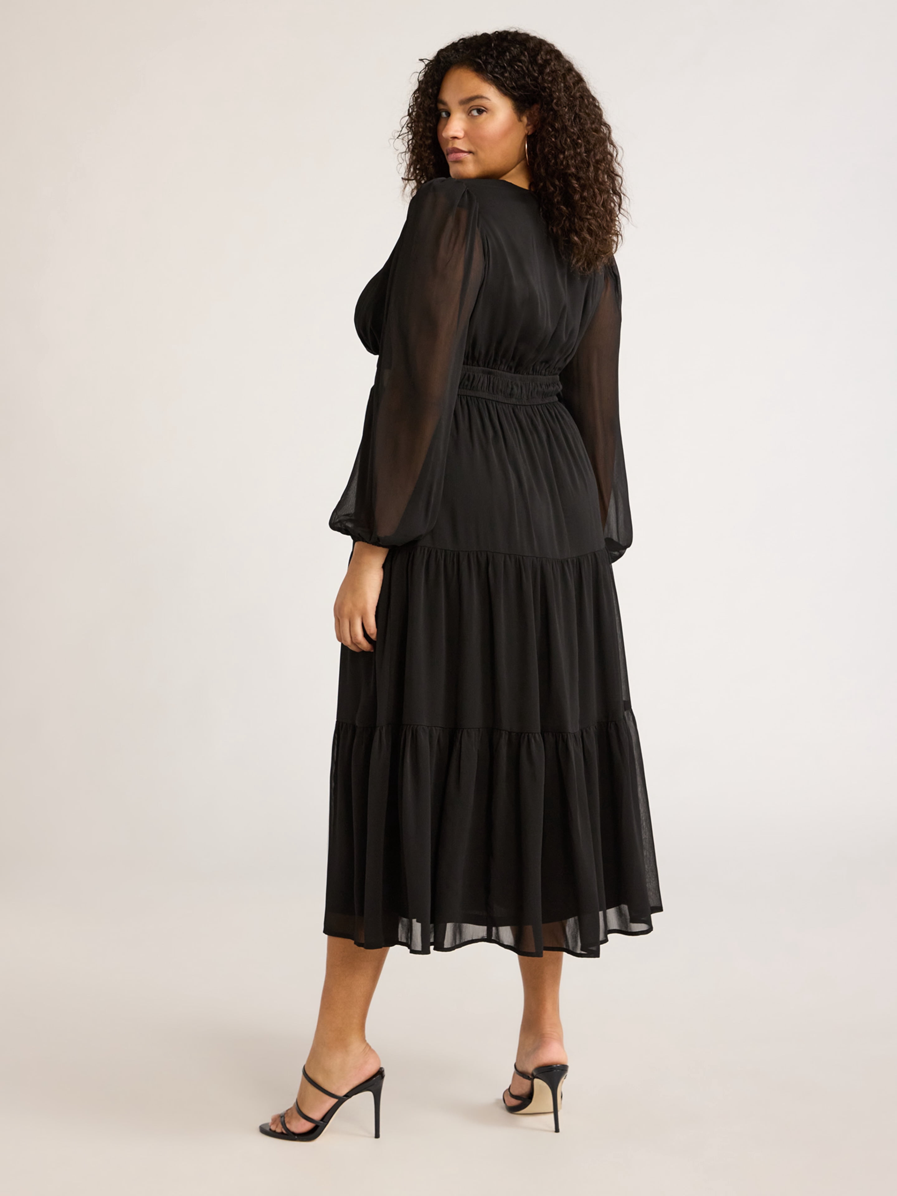 sofia jeans women's cutout maxi dress with long sleeves Sofia Jeans Women's and Women's Plus Cutout Maxi Dress with Long Sleeves, Sizes XS-5X