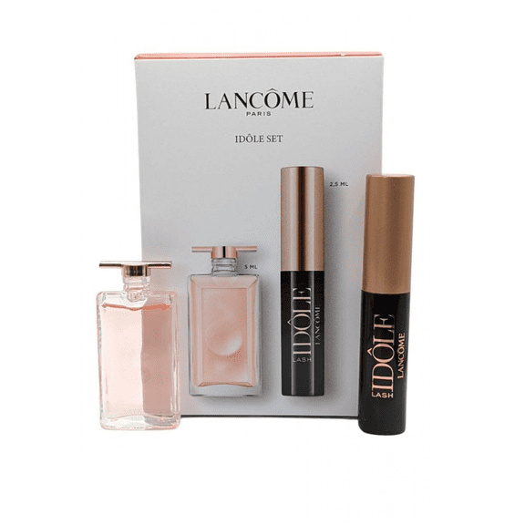 Idole By Lancôme 0.17 oz/5 ml Edp Splash .085oz/2.5 ml Black Mascara Travel Size