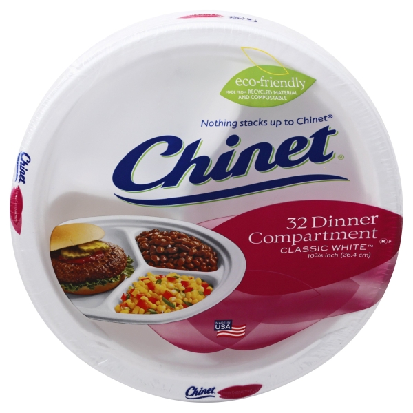 Compartment Plate, 32 ct